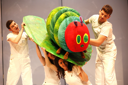 "The Very Hungry Caterpillar" Puppet Show!
